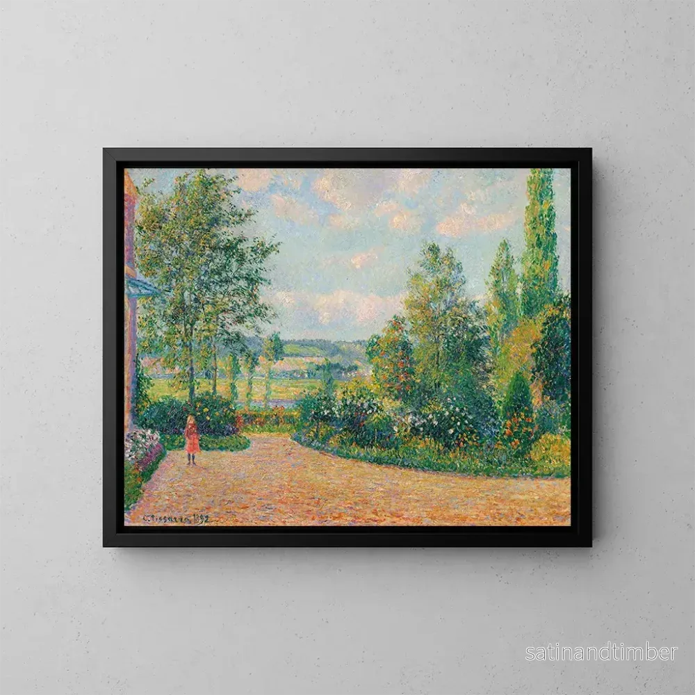 Reproduktion av målningen Le Jardin d’Octave Mirbeau på terrassen Damps – Camille Pissarro Reproduktion av målningen Le Jardin d’Octave Mirbeau på terrassen Damps – Camille Pissarro