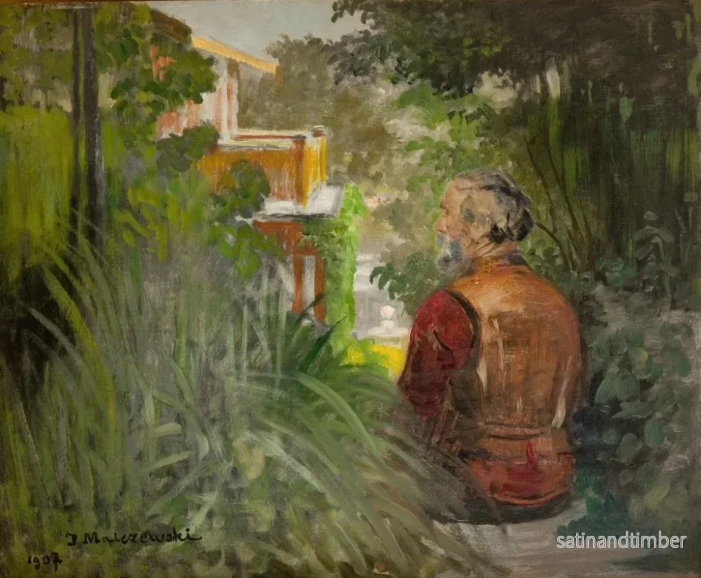 Reproduktion av målningen Landskap med ett palats - Jacek Malczewski - Bild 2