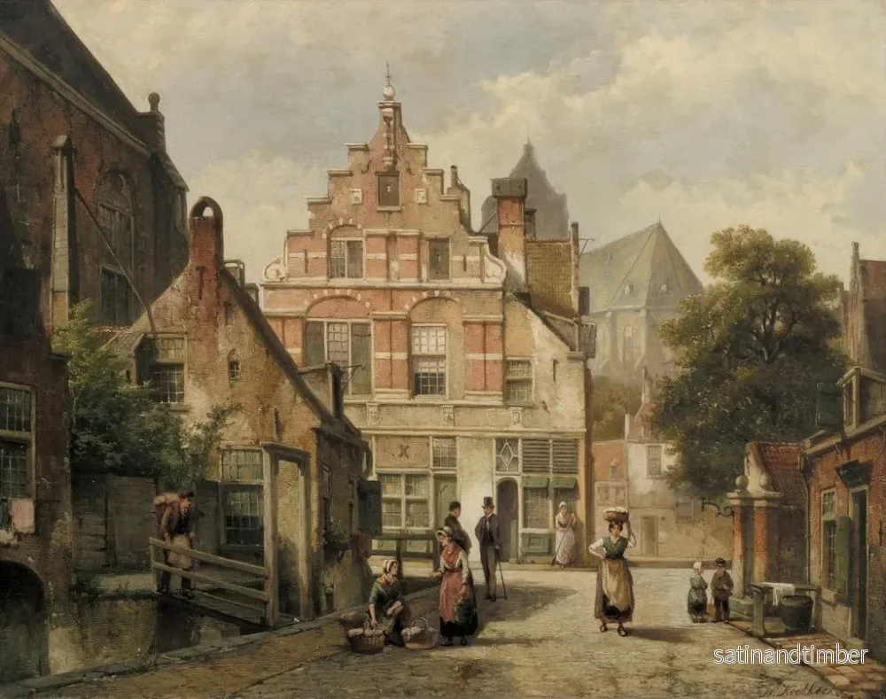 Reproduktion av målningen Amsterdam - Willem Koekkoek - Bild 2