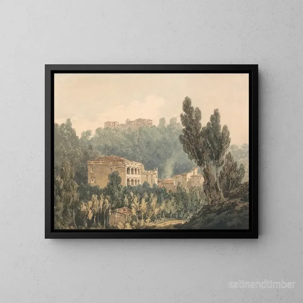 Reproduktion av målningen i dalen nära Vietri - Joseph Mallord William Turner