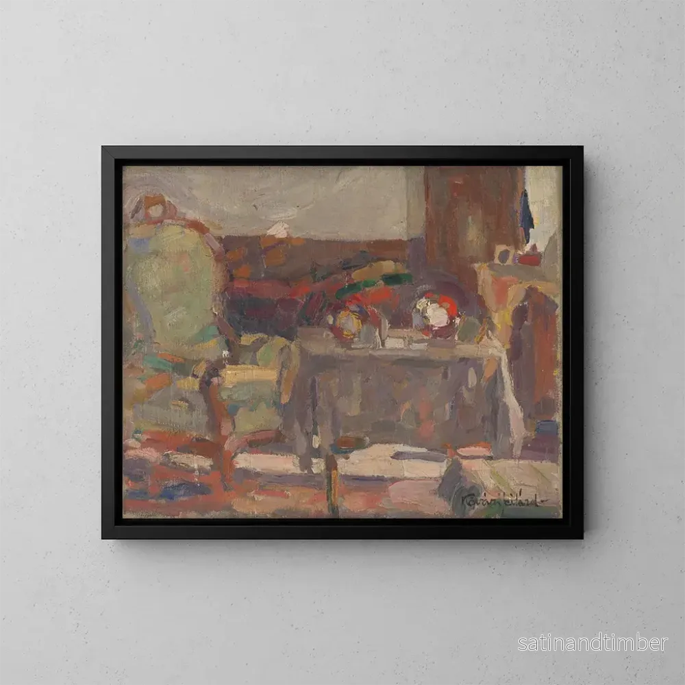 Reproduktion av målningen inomhus av ett rum - Konstantin Korovin
