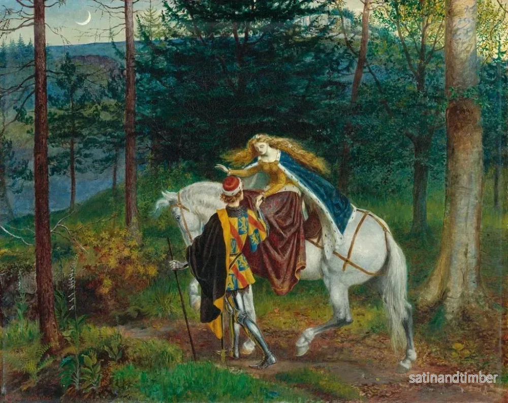Reproduktion av målningen La Belle Dame sans merci - Walter Crane - Bild 2