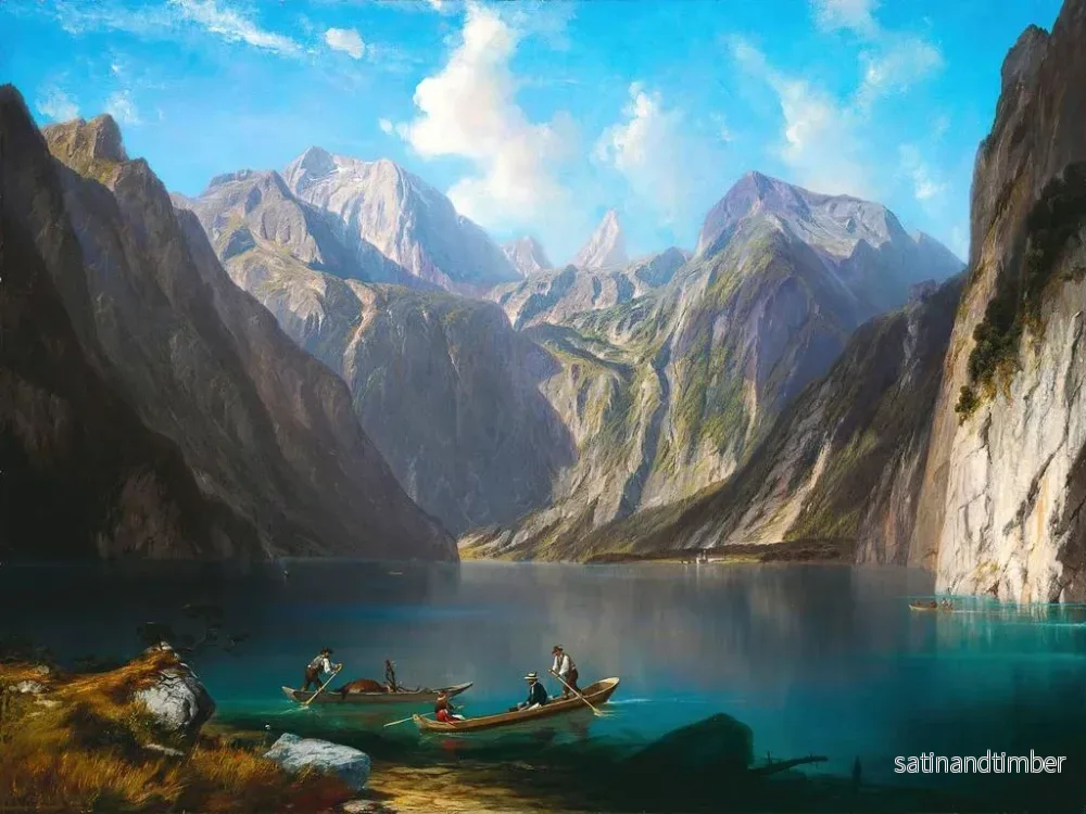 Reproduktion av målningen Lac Königsee - Willibald Wex - Bild 2