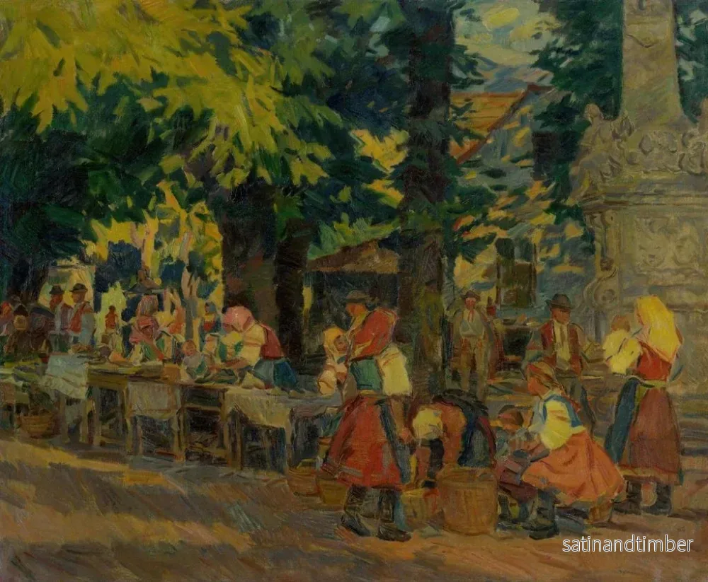 Reproduktion av målningen Fête à Marianka - Gustav Mahler - Bild 2