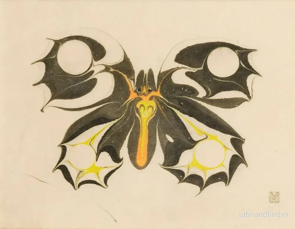 Reproduktion av målningen Papillon - Koloman Moser - Bild 2