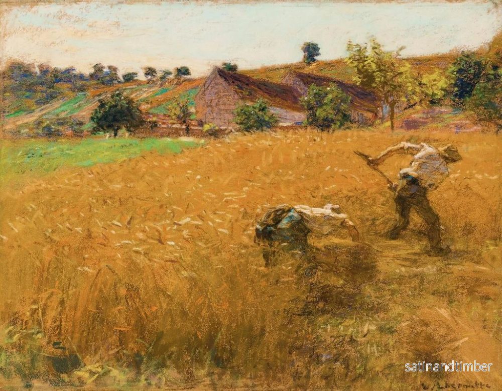 Reproduktion av målningen La Moisson - Léon Augustin Lhermitte - Bild 2