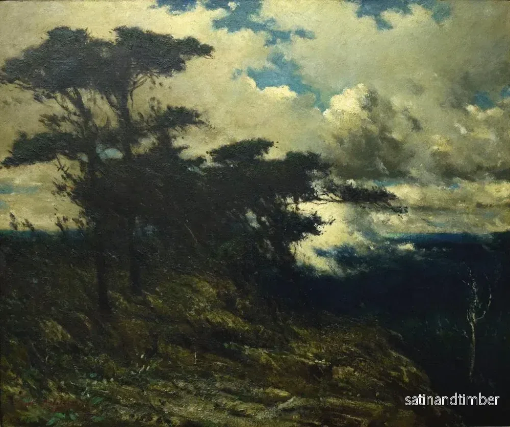 Reproduktion av målningen Landskapsbild av berg - Elliott Daingerfield - Bild 2