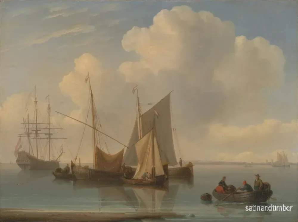 Reproduktion av målningen Vaisseaux de navigation - William Anderson - Bild 2