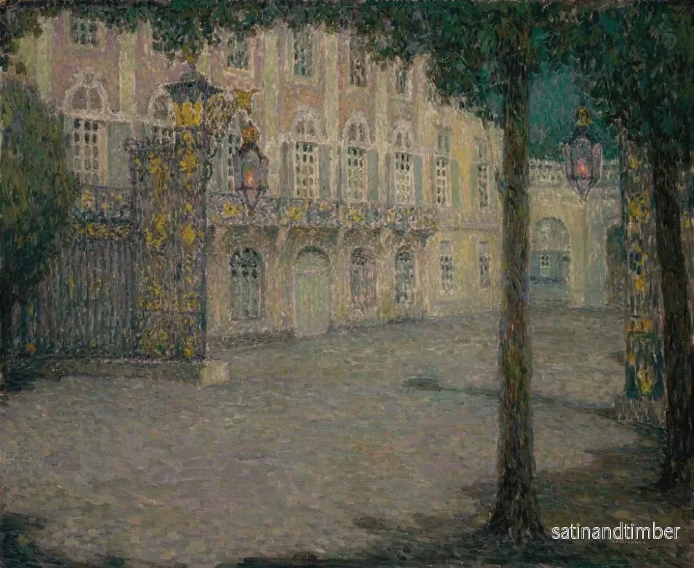 Reproduktion av målningen La Place de la Carrière au clair de lune - Henri Le Sidaner - Bild 2