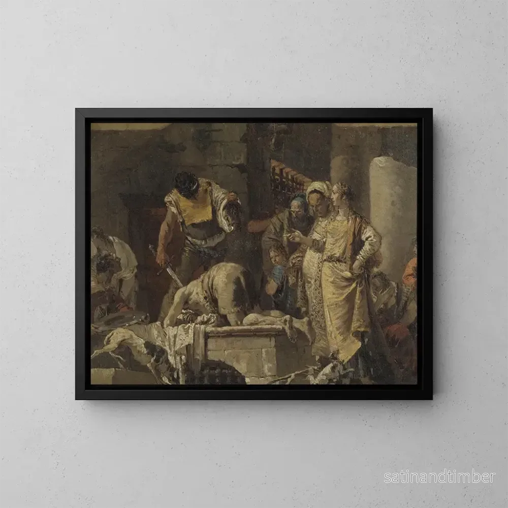 Reproduktion av målningen av Johannes Döparens halshuggning - Giovanni Battista Tiepolo