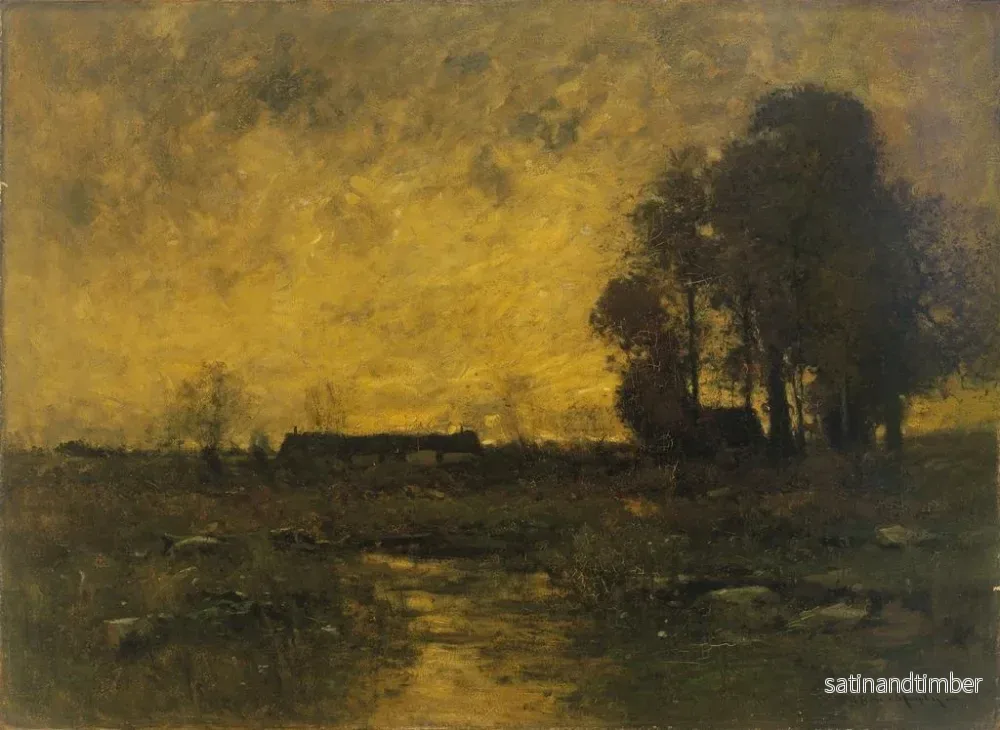 Reproduktion av målningen av Försumda land - John Francis Murphy - Bild 2
