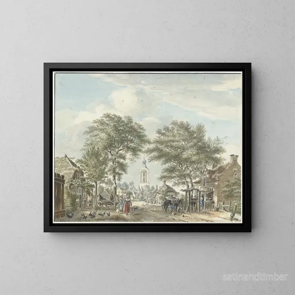 Reproduktion av målningen Vue de Scherpenzeel – Jan de Beijer Reproduktion av målningen Vue de Scherpenzeel – Jan de Beijer