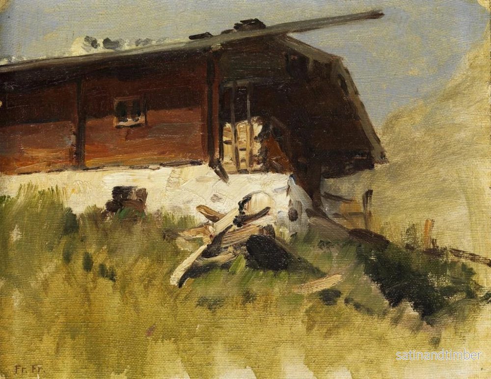 Reproduktion av målningen Berghof - Fritz Freund - Bild 2