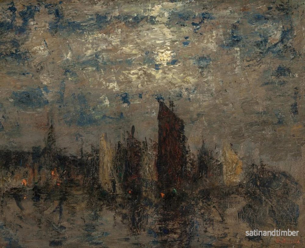 Reproduktion av målningen Nocturne - Henry Golden Dearth - Bild 2