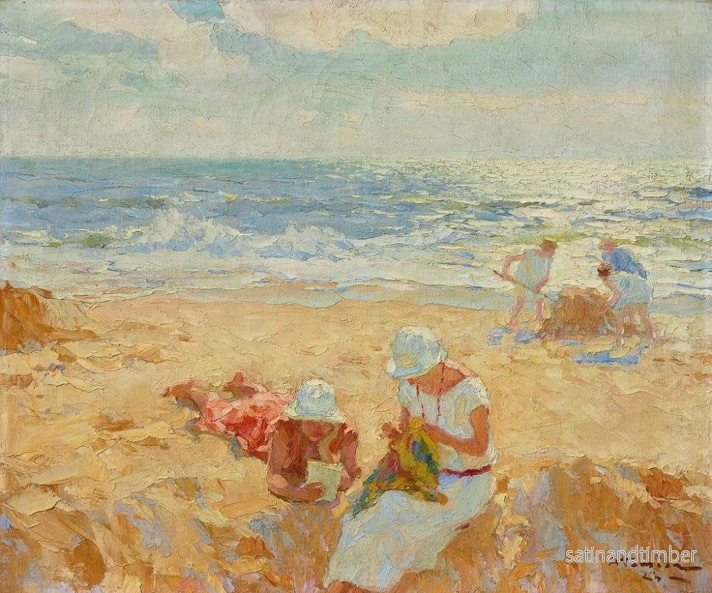 Reproduktion av målningen Coin de plage - Charles Atamian - Bild 2