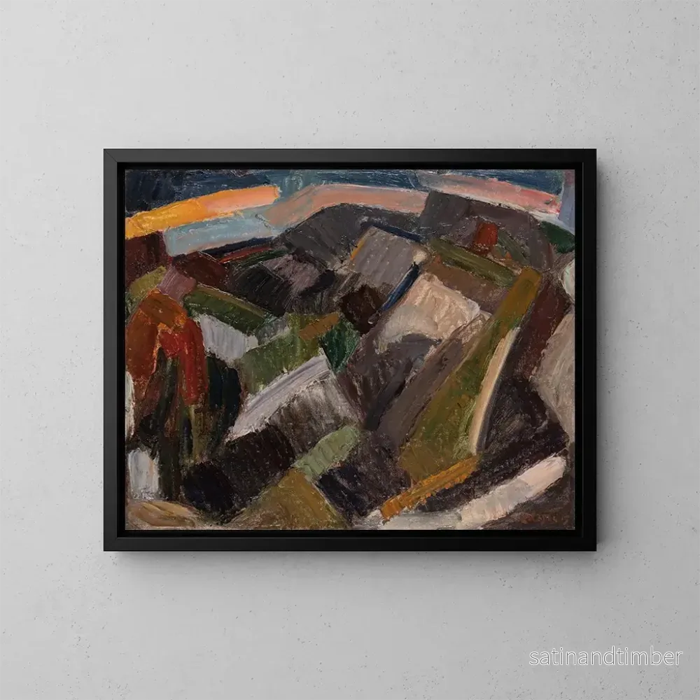 Reproduktion av målningen Landskap - Leo Gestel