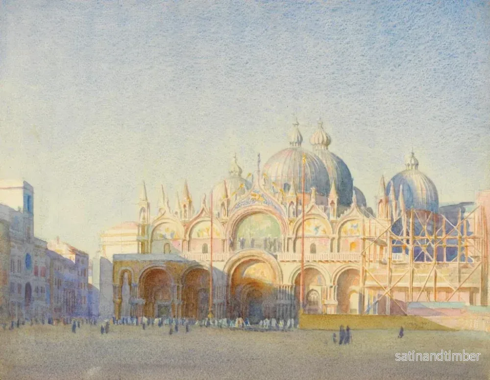 Reproduktion av målningen Saint-Marc de Venise - Reginald Barratt - Bild 2