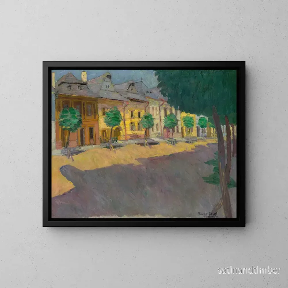 Reproduktion av målningen Rue à Kemark – Konstantin Korovin Reproduktion av målningen Rue à Kemark – Konstantin Korovin