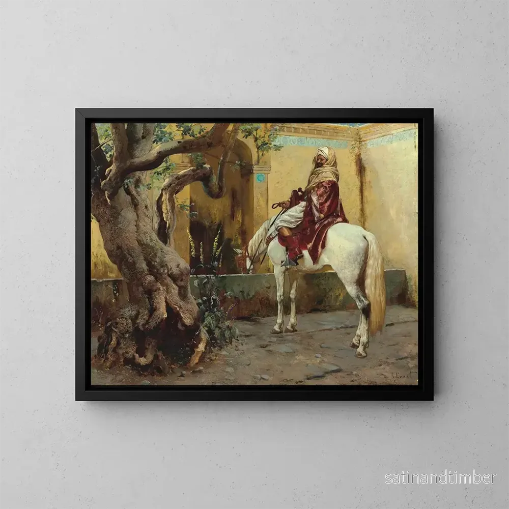 Reproduktion av målningen Le point d'eau - Rudolf Ernst