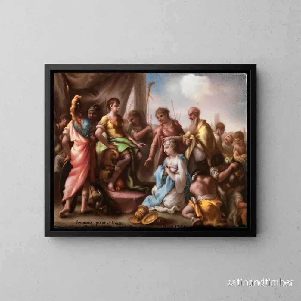 Reproduktion av målningen Plaque - François-Édouard Picot