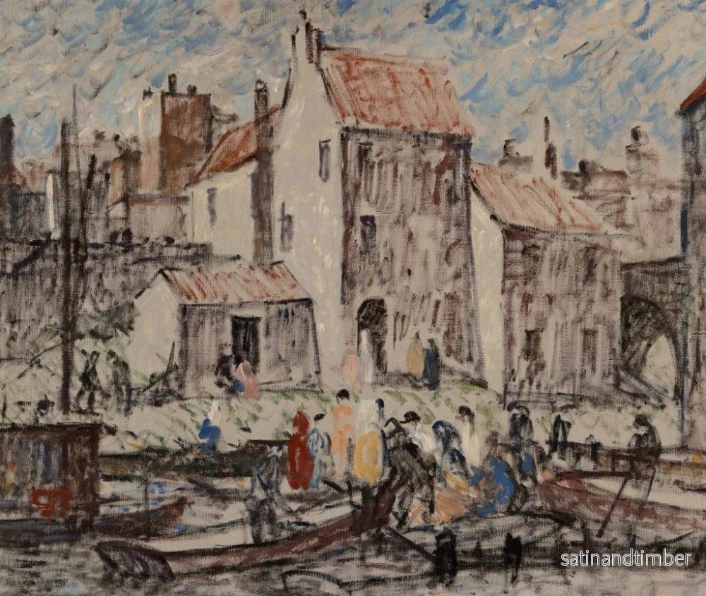 Reproduktion av målningen La fête en bateau - Robert Spencer - Bild 2