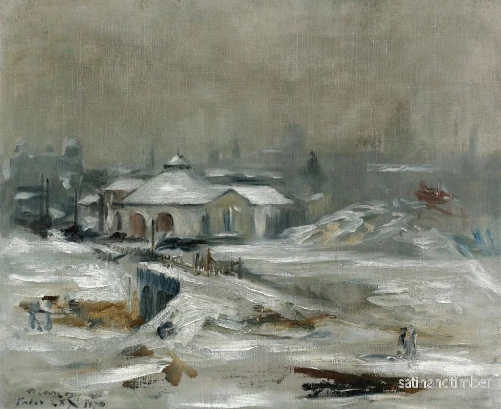 Reproduktion av målningen La Gare du chemin de fer de Sceaux - Édouard Manet - Bild 2