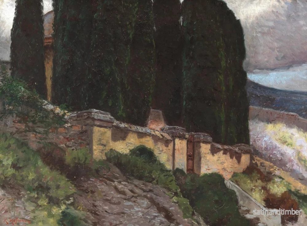 Reproduktion av målningen Cyprès - Karl Hofmann - Bild 2