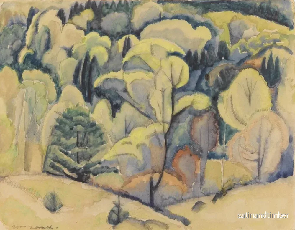 Reproduktion av målningen Nouveau Hampshire - William Zorach - Bild 2