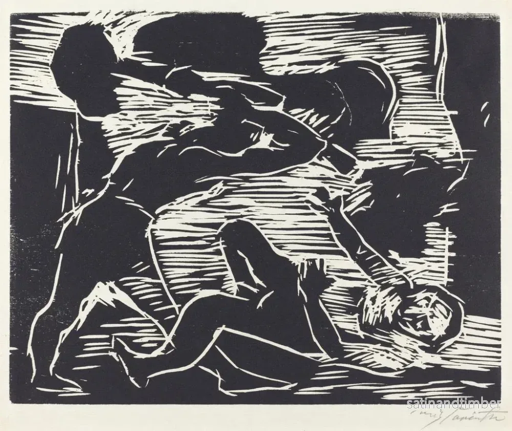 Reproduktion av målningen Caïn och Abel - Lovis Corinth - Bild 2
