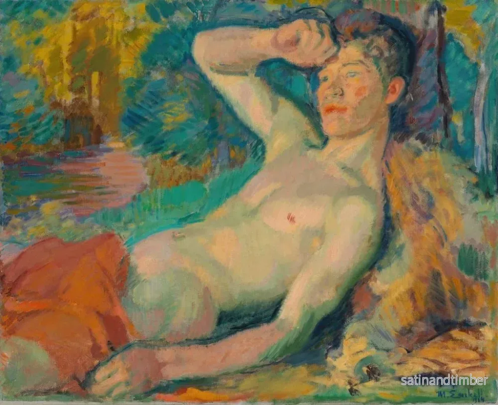 Reproduktion av målningen av Faune s'éveillant - Magnus Enckell - Bild 2