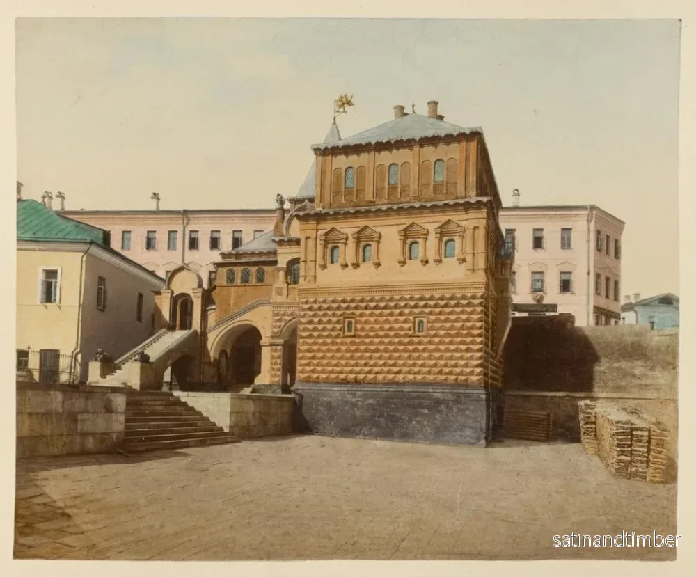 Reproduktion av målningen av Maison à Moscou - J Daziaro - Bild 2