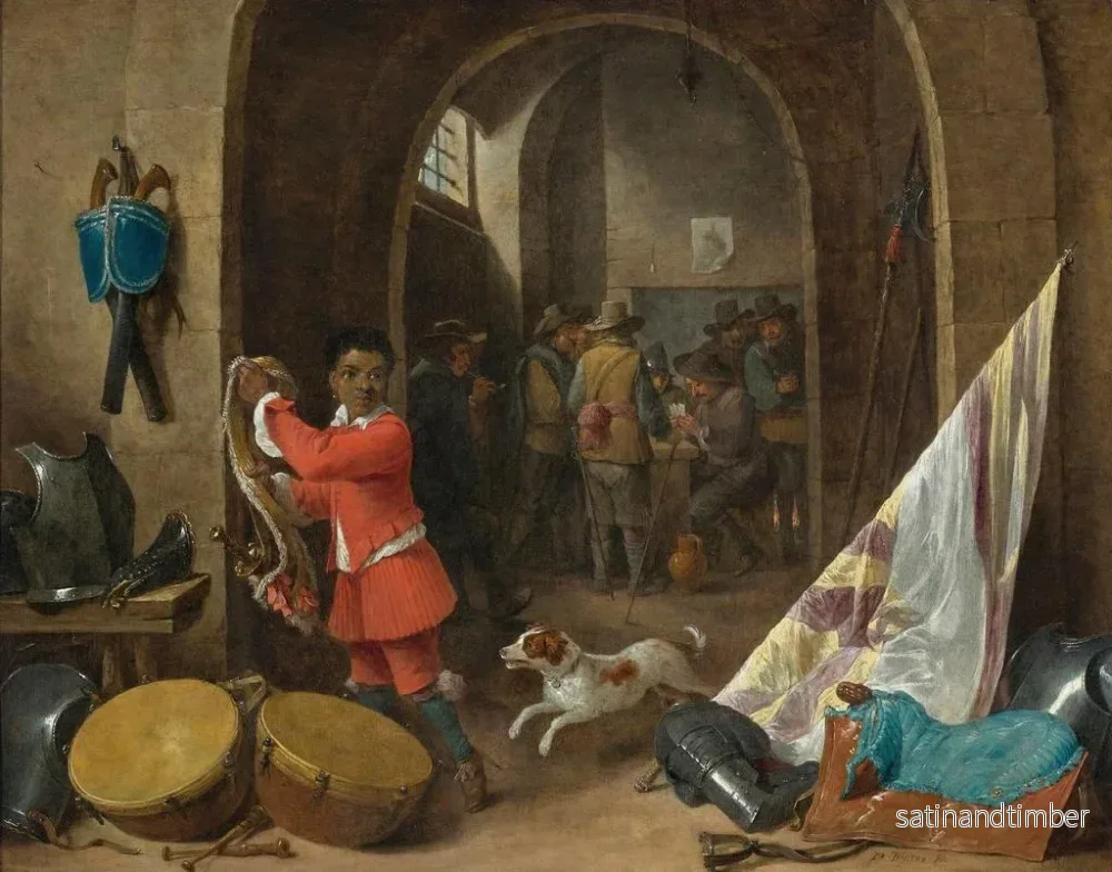 Reproduktion av målningen av ett inomhusrum - David Teniers den yngre - Bild 2