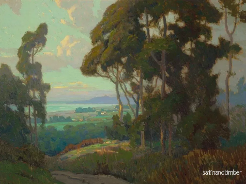 Reproduktion av målningen La route vers la mer - Elmer Wachtel - Bild 2