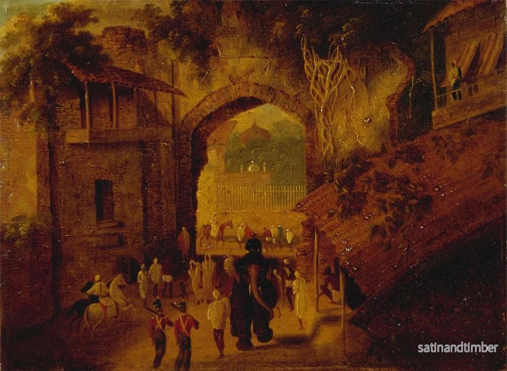 Reproduktion av målningen Porte Est de Patna - Sir Charles D'Oyly - Bild 2