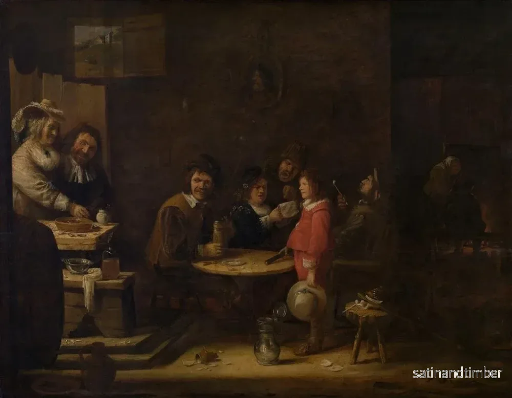 Reproduktion av målningen Fem sinnen - Joos van Craesbeeck - Bild 2