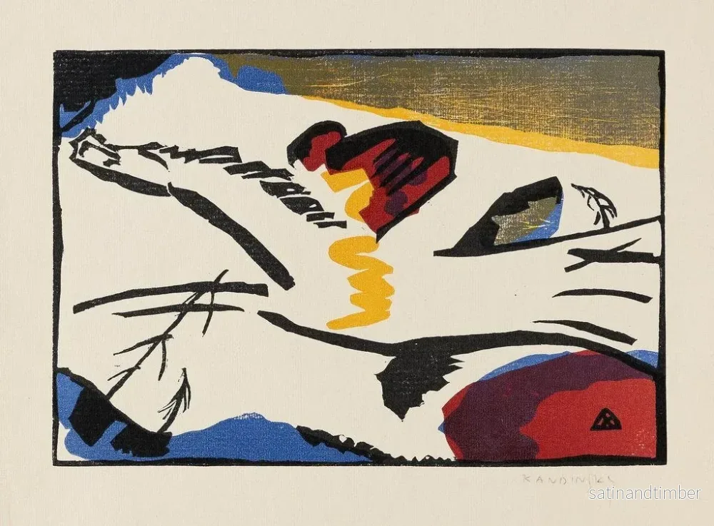 Reproduktion av målningen Lyrisme - Wassily Kandinsky - Bild 2