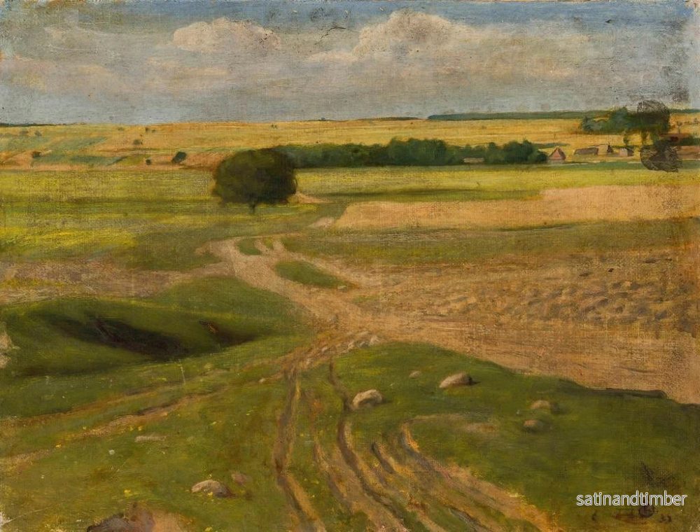 Reproduktion av målningen Landskap av fält - Leon Szpydrowski - Bild 2
