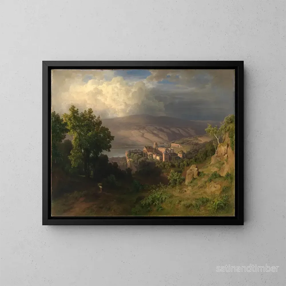 Reproduktion av målningen Vue sur Heidelberg – Bernhard Fries Reproduktion av målningen Vue sur Heidelberg – Bernhard Fries
