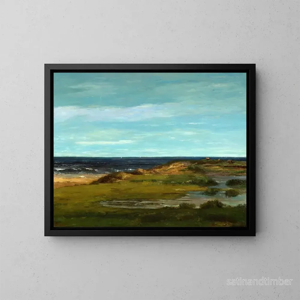 Reproduktion av målningen Marine - Gustave Courbet