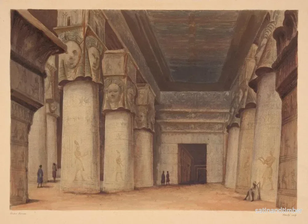 Reproduktion av målningen Dendara - Hector Horeau - Bild 2