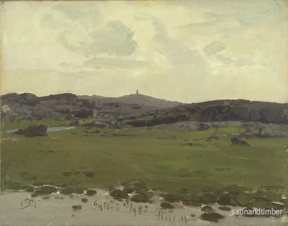 Reproduktion av målningen Vue de l'étude de Galtr - Otto Strützel - Bild 2