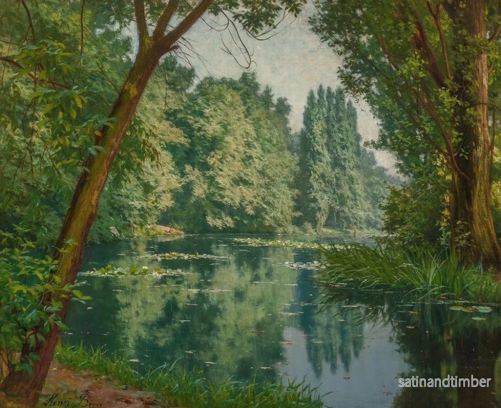 Reproduktion av målningen Nénuphars d'été - Henri Biva - Bild 2