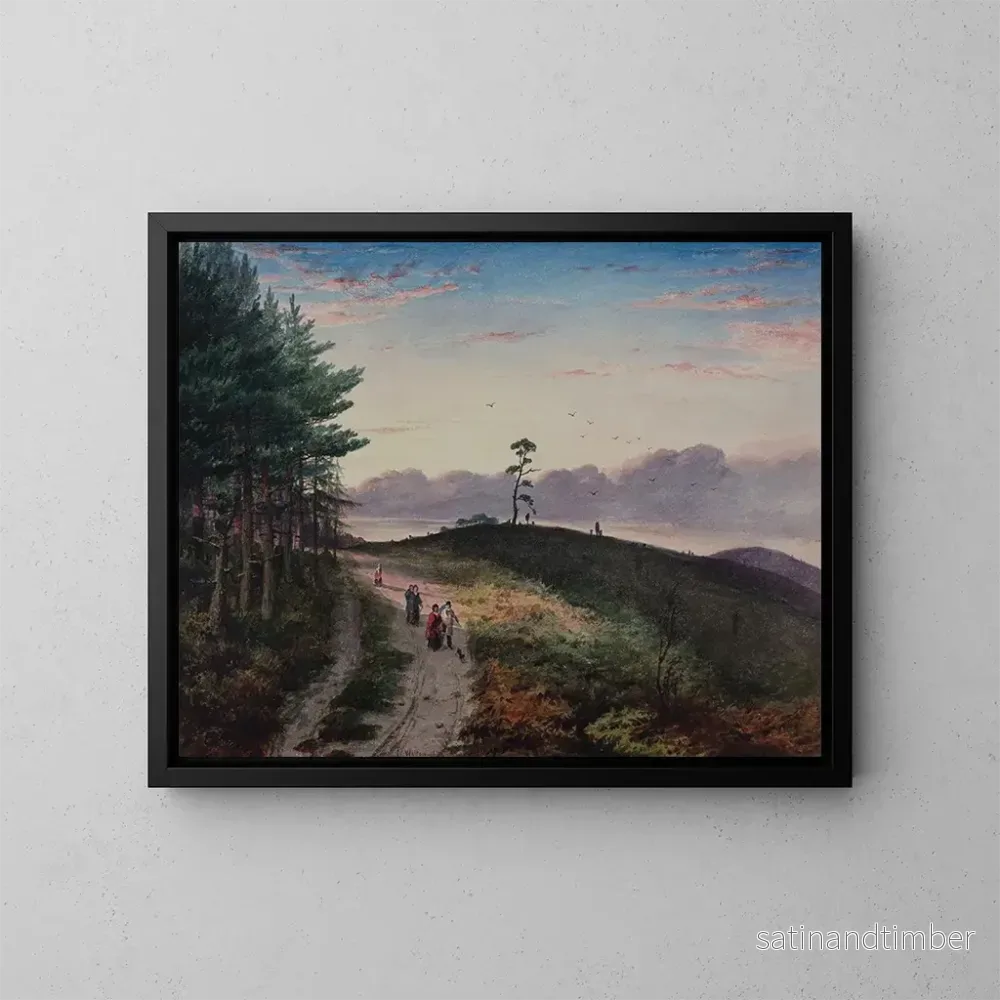 Reproduktion av målningen Route sur Cofton Hill – Elijah Walton Reproduktion av målningen Route sur Cofton Hill – Elijah Walton