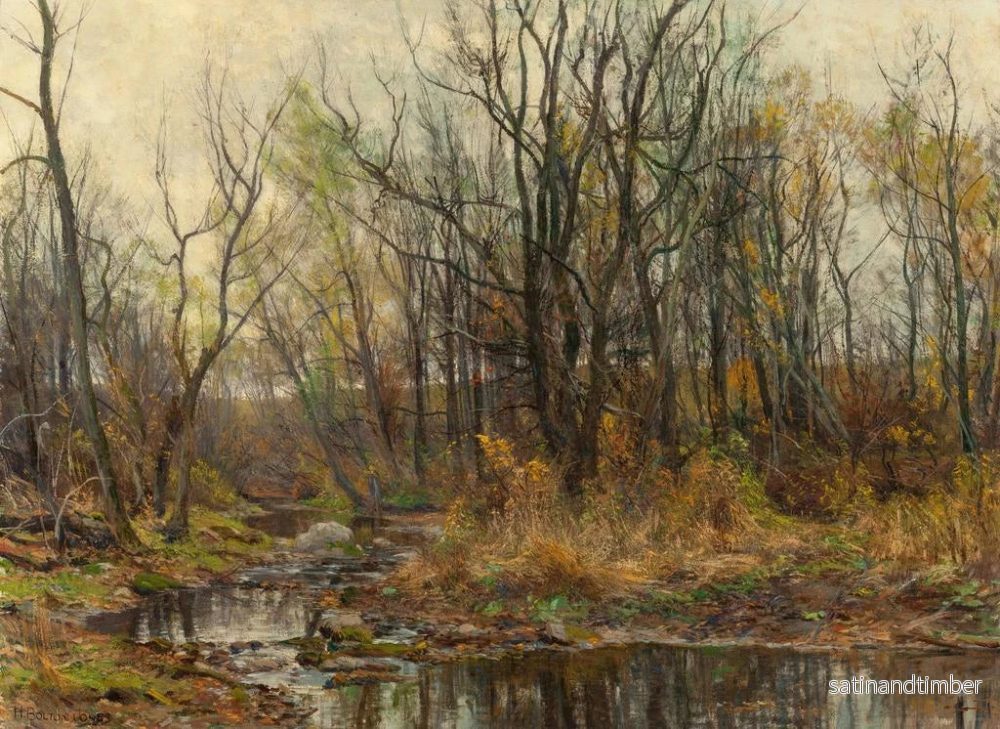 Reproduktion av målningen En bäck i Berkshire på hösten - Hugh Bolton Jones - Bild 2