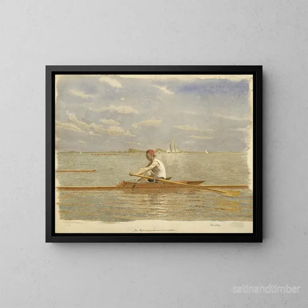 Reproduktion av målningen John Biglin i en skiff – Thomas Eakins Reproduktion av målningen John Biglin i en skiff – Thomas Eakins