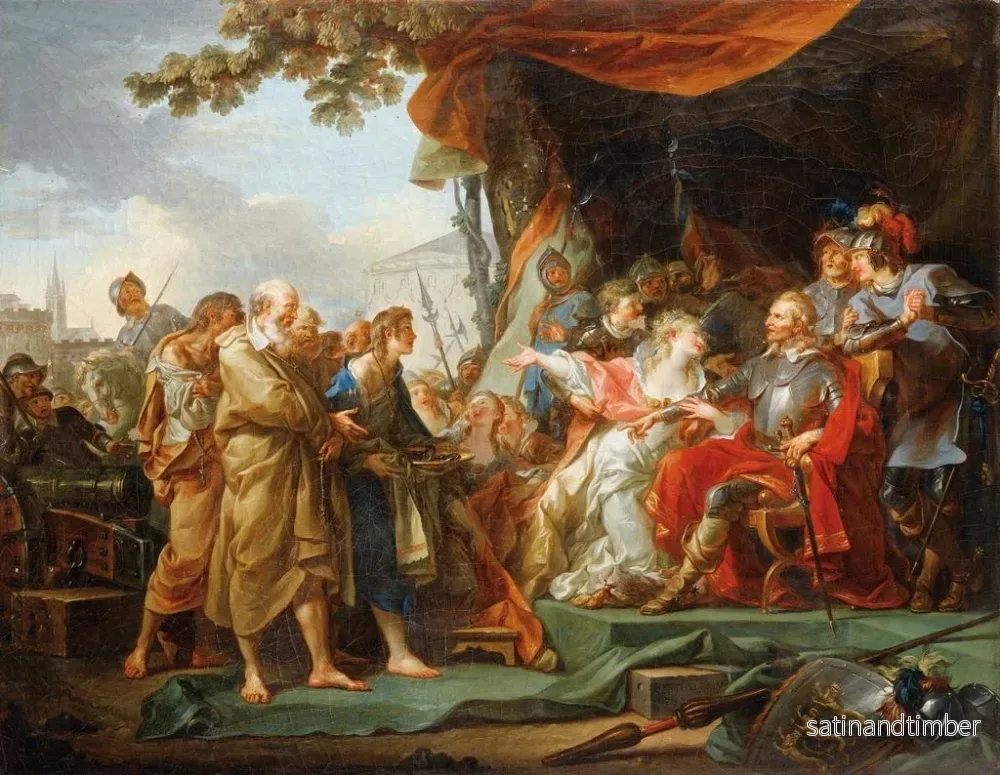 Reproduktion av målningen Les Bourgeois de Calais - Jean-Simon Berthélemy - Bild 2