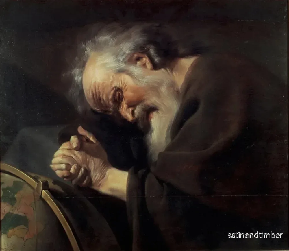 Reproduktion av målningen Héraclite - Johannes Paulus Moreelse - Bild 2