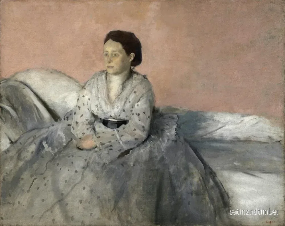 Reproduktion av målningen Madame Ren de Gas - Edgar Degas - Bild 2