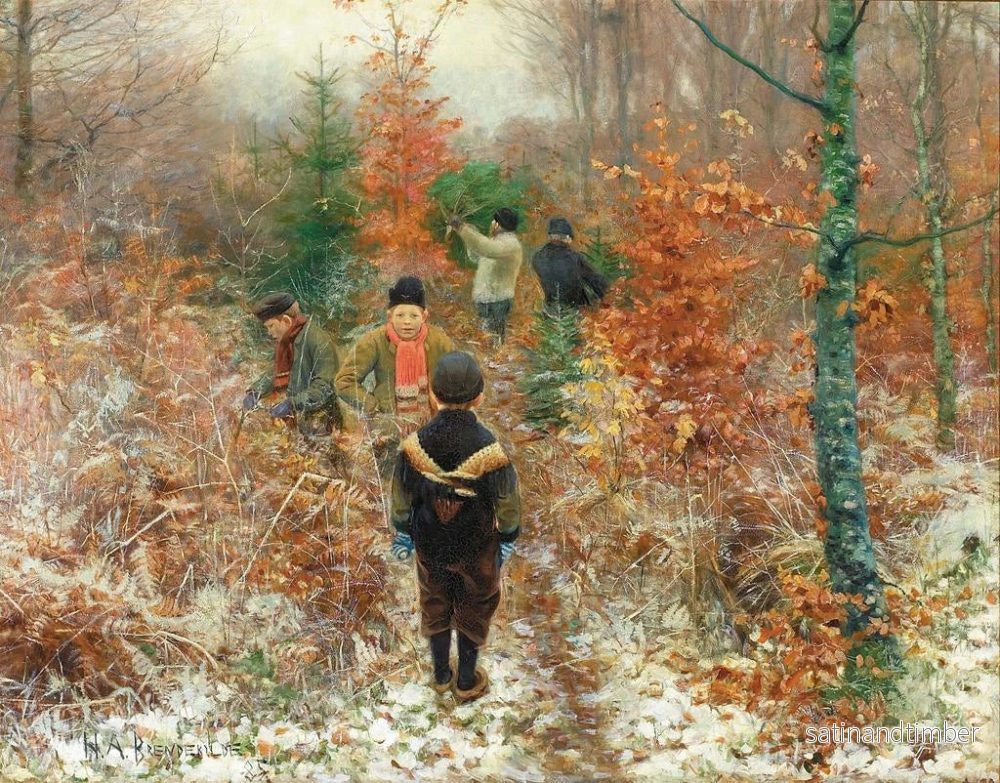 Reproduktion av målningen av Julens Förklaring - Hans Andersen Brendekilde - Bild 2