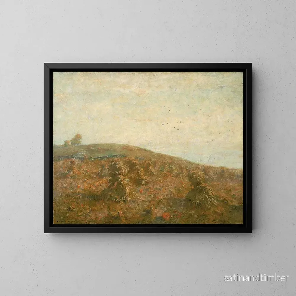 Reproduktion av målningen Le Champ de maïs - Henry Ward Ranger
